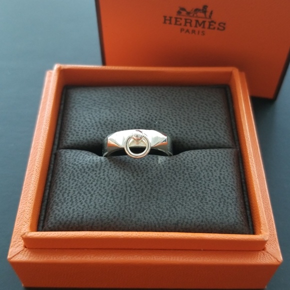 Hermes Jewelry - Hermes CDC Sterling Silver Ring, Small Model 55